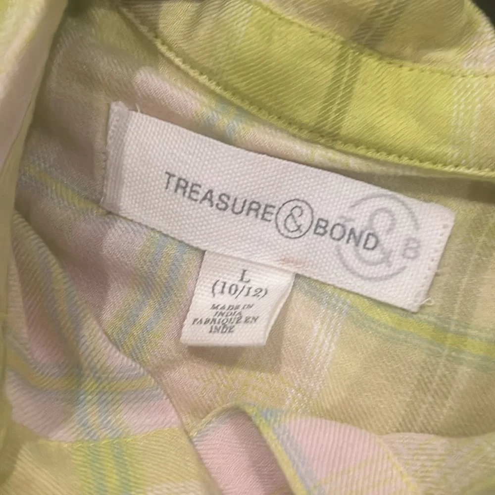 Treasure & Bond Kids' Plaid Flannel Shirt